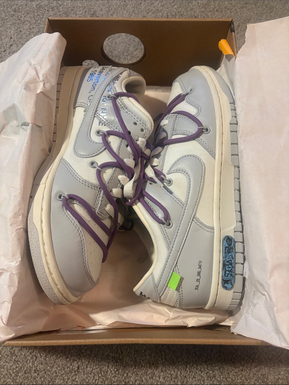 Nike Off-White Sail/Neutral Grey Dunk Low